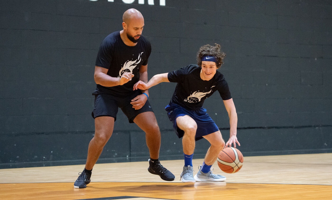 Jeunes joueurs à l'entraînement In The Zone